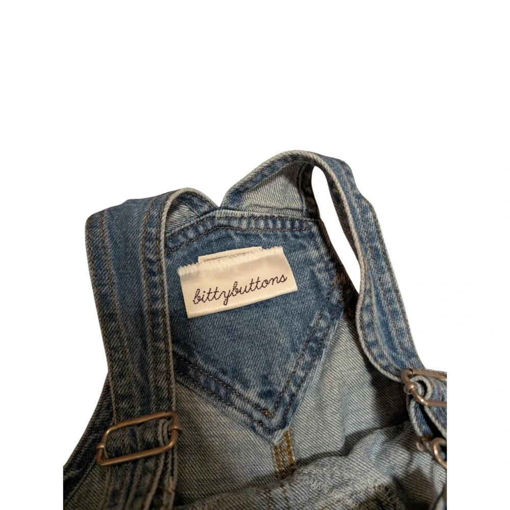 Denim Overall Bibs 3T Custom Farm Rodeo Barn Handmade